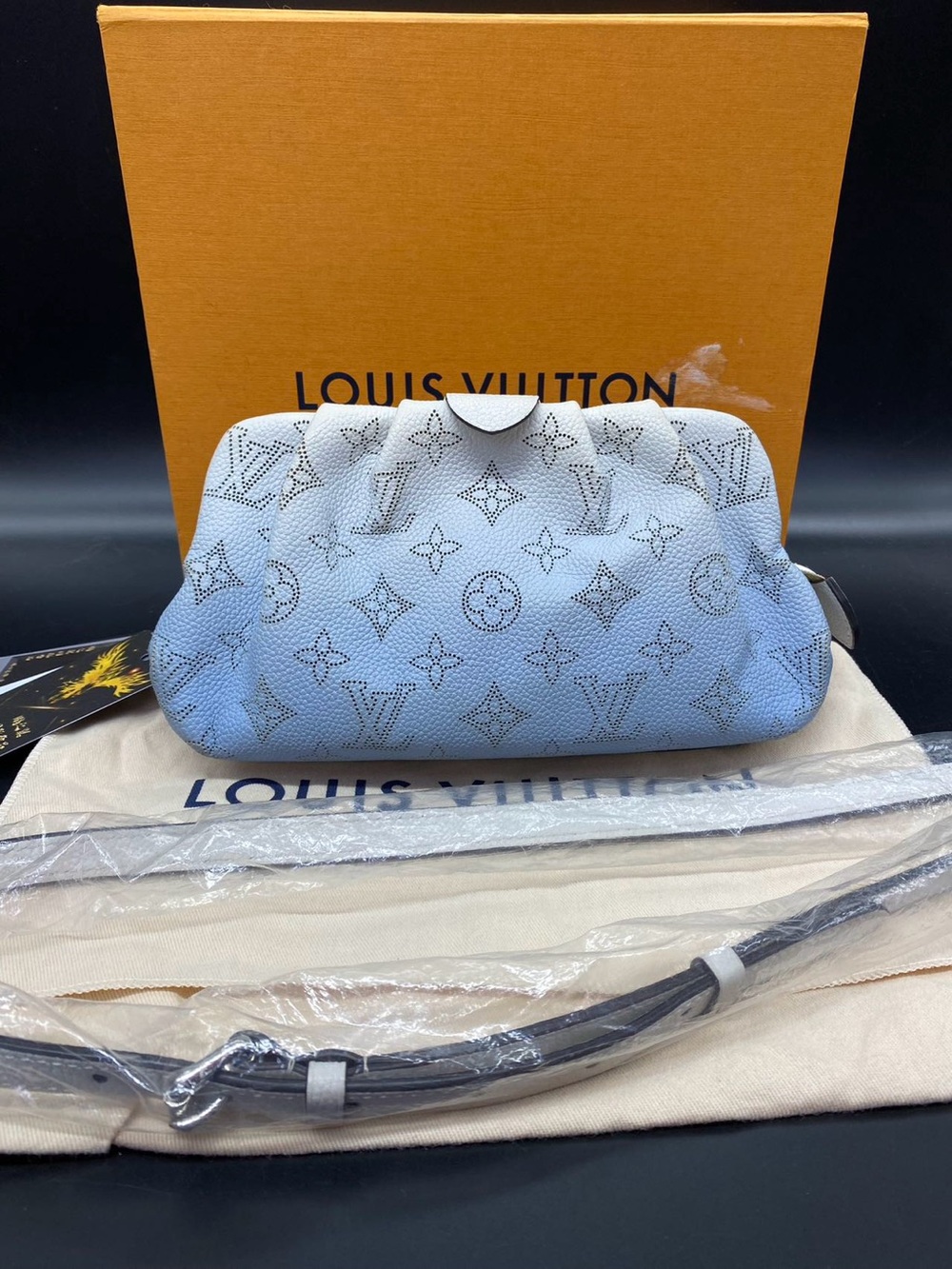 Louis Vuitton White to Blue Ombre Monogram crossbody